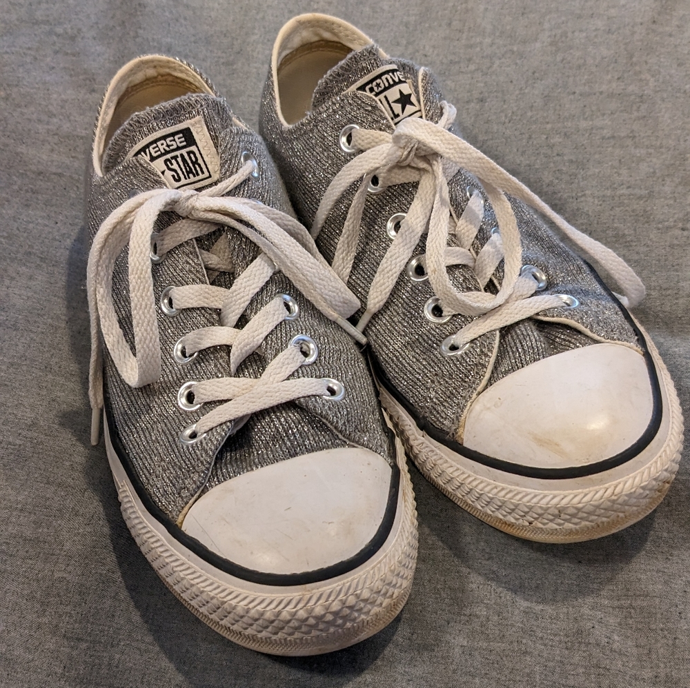 Low Top Silver Converse